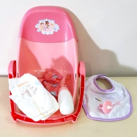 Disney Baby Princess doll carrier with accessories - Picture 1 of 7